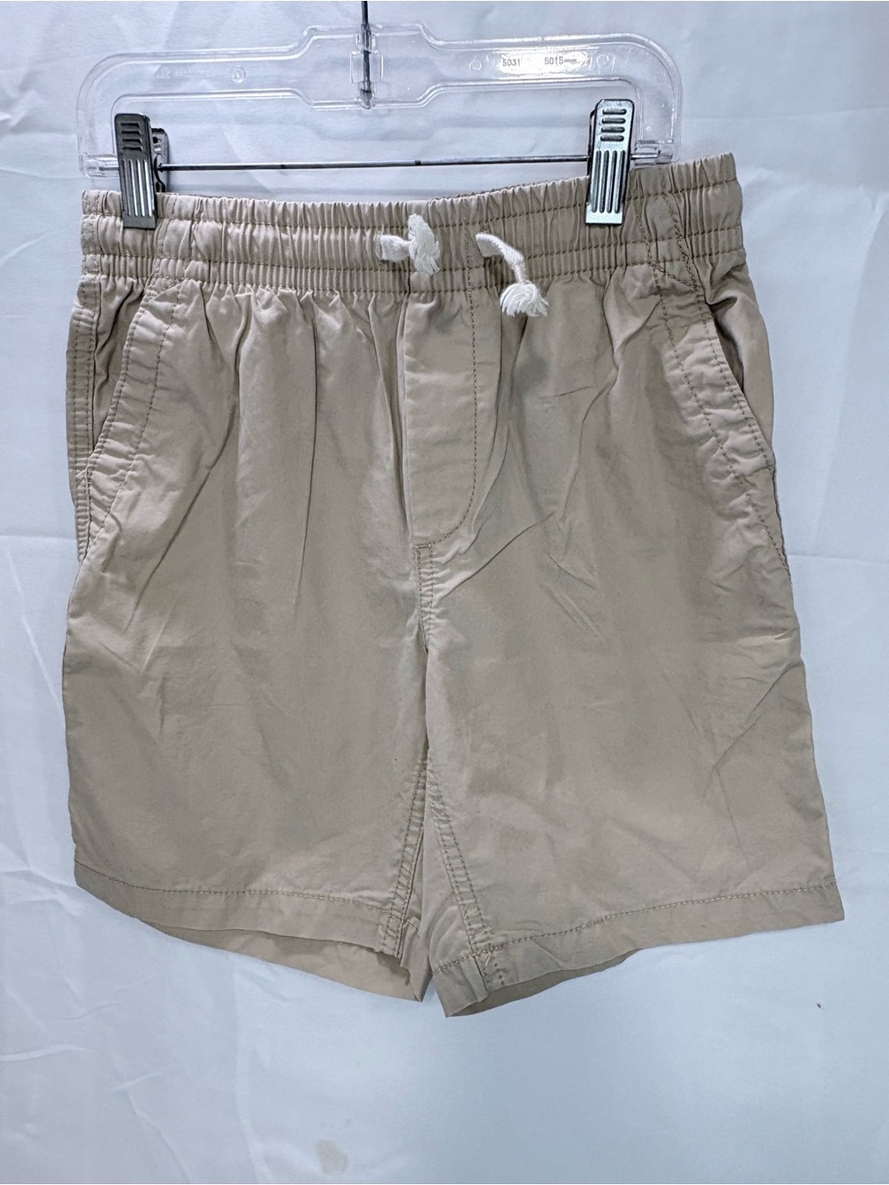 GAP Kids Drawstring Athletic me Shorts in Beige